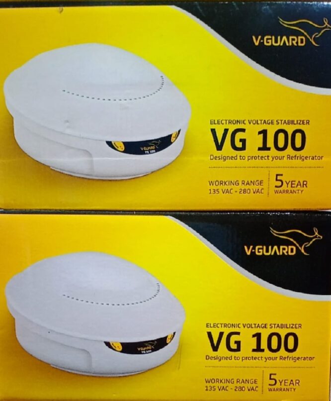 V-Guard VG 100 Stabilizer for Refrigerators Up to 600 L 5-YEARS WARRANTY