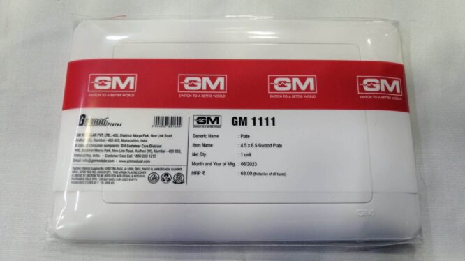 GM Gwood Plates Or Sheet Or Switchboard Size : 6X4 Color : White,Ivory