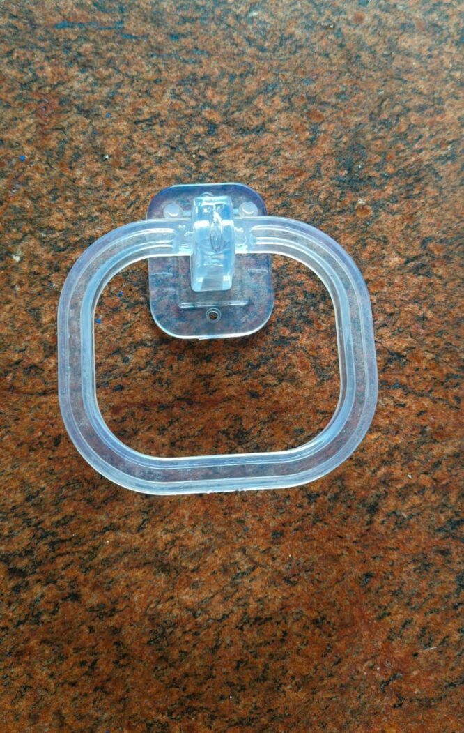 ABS Towel Ring transparent Squircle