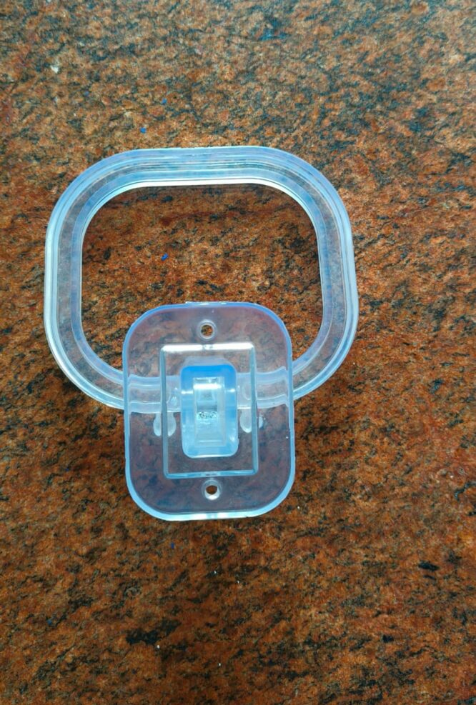 ABS Towel Ring transparent Squircle