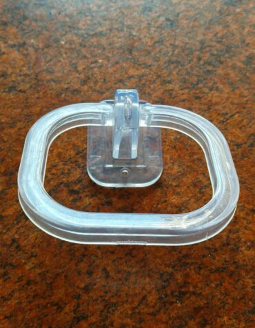 ABS Towel Ring transparent Squircle