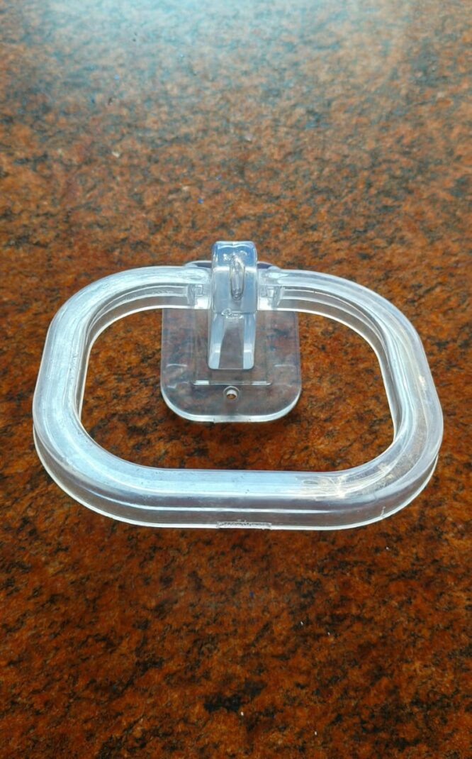 ABS Towel Ring transparent Squircle