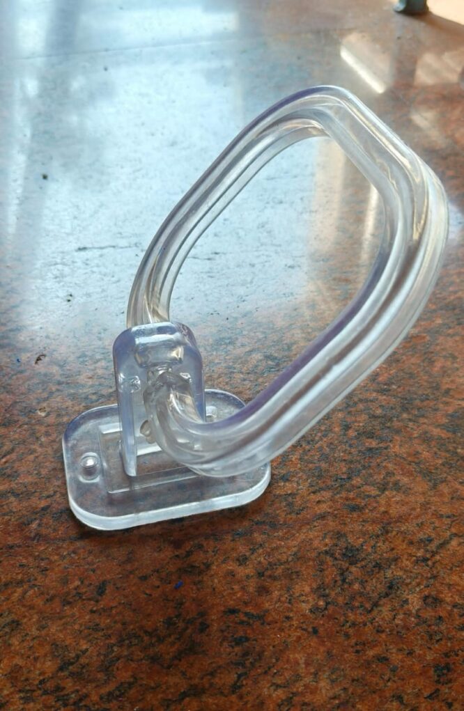 ABS Towel Ring transparent Squircle