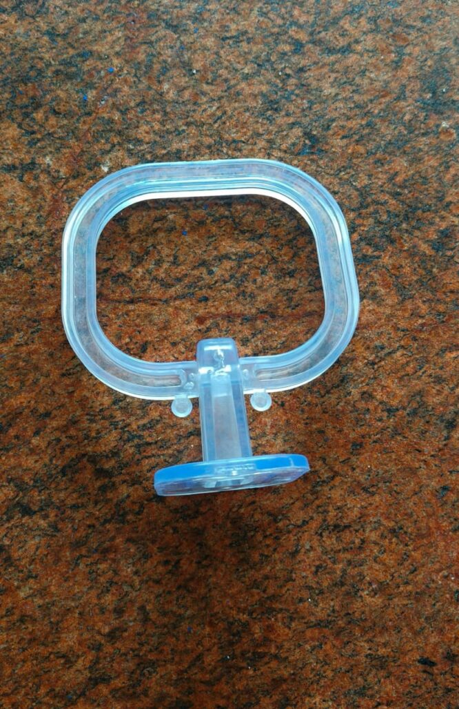 ABS Towel Ring transparent Squircle