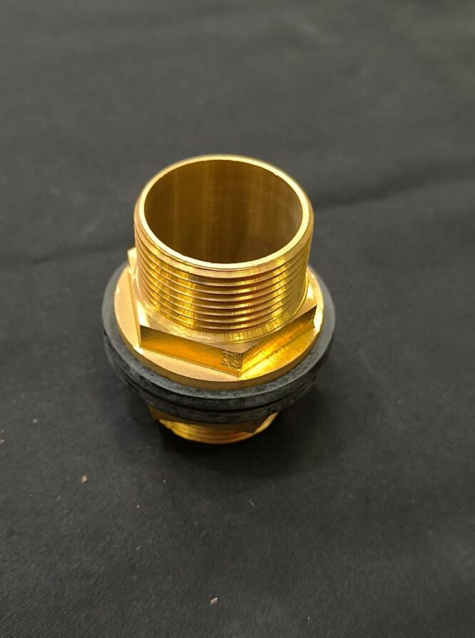 AJIT Brass Tank Nipple 32mm 3d