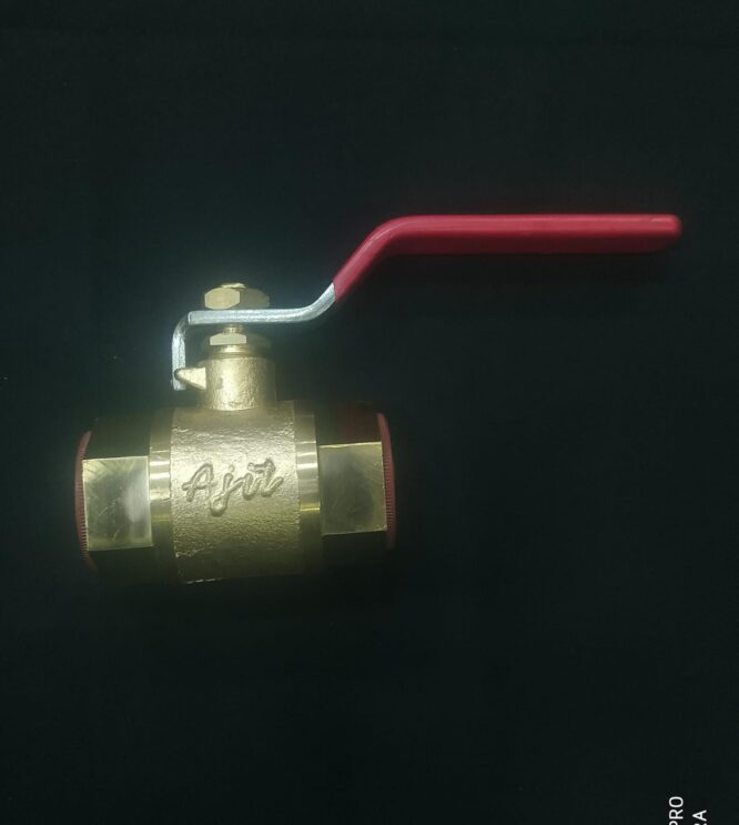 AJIT VALVES Brass Ball Valve 32MM side