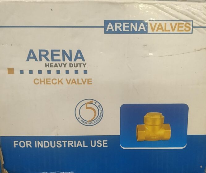 ARENA VALVES CHECK VALVE 1" cover