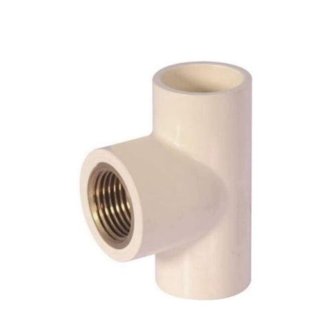 AVONPLAST CPVC 3/4''X1/2" Brass Threaded TEE