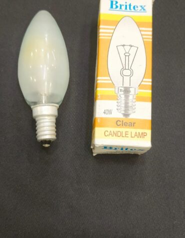 BRITEX CANDLE LAMP E14 BLUR 250V 40W