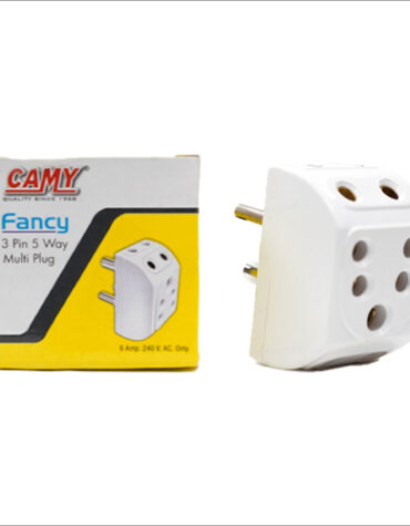 CAMY FANCY 3 PIN 5 WAY MULTI PLUG 6A 240 V AC