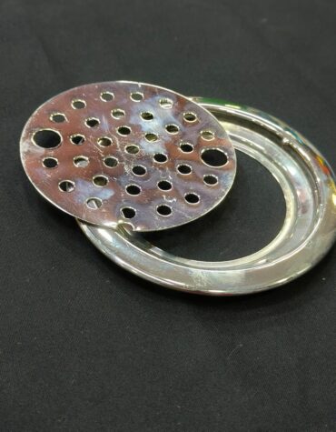 KAG Drain Cover or Jali Stainless Steel Hole Grating Lock Round Type Dot Pattern