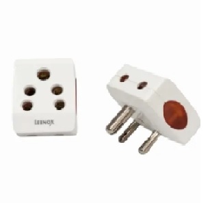 LEENOX 3 PIN MULTI PLUG 6A 240V AC NENO