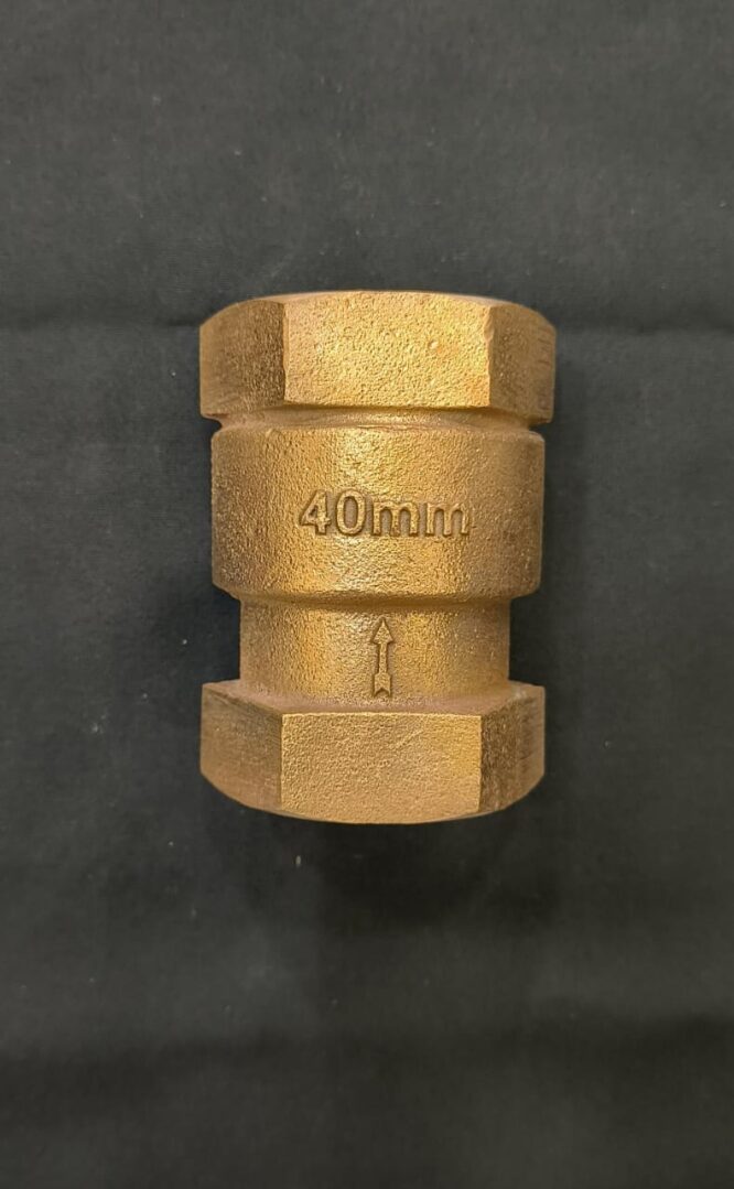 LIFE Gun Metal Vertical Check Valve (MEDIUM) 40MM BACK