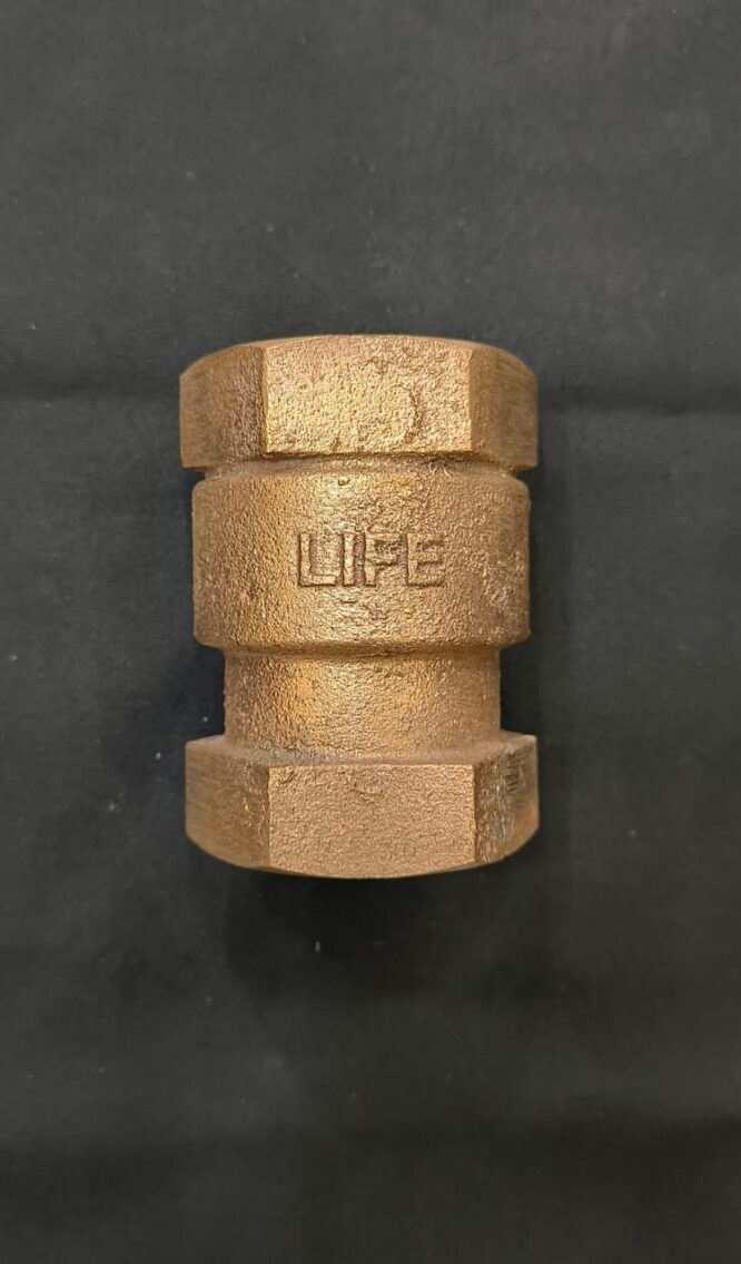 LIFE Gun Metal Vertical Check Valve (MEDIUM) 40MM FR