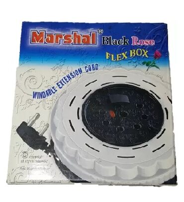 MARSHAL BLACK ROSE FLEX BOX 3X9 WINDABLE EXTENSION CORD