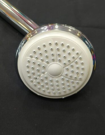 RENOULT BEND SHOWER SILVER BELL WITH 9 FIGHTER ARM ROUND DOME