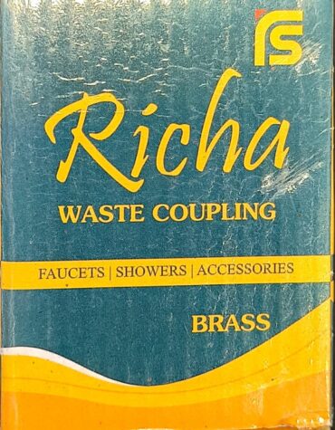 RICHA WASTE COUPLING BRASS 4" 32MM FULL THREAD COVER