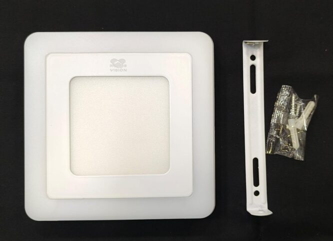 RS VISION EDISON VDF-14 15W SURFACE MOUNT SQUARE TYPE W + GR BL PK RGB FR