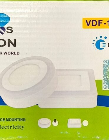 RS VISION EDISON VDF-14 8W TWO COLOR SURFACE MOUNTING WH + GR | PK COVER