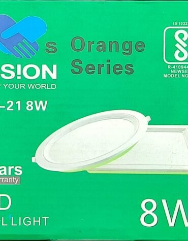 RS VISION ORANGE SERIES VSO-21 8W LED PANEL LIGHT ROUND WHITE COVER