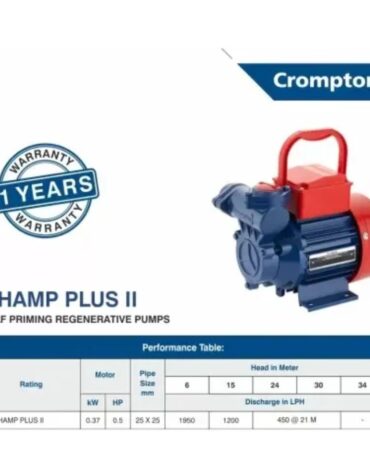 crompton champ 2 o.5 hp pump