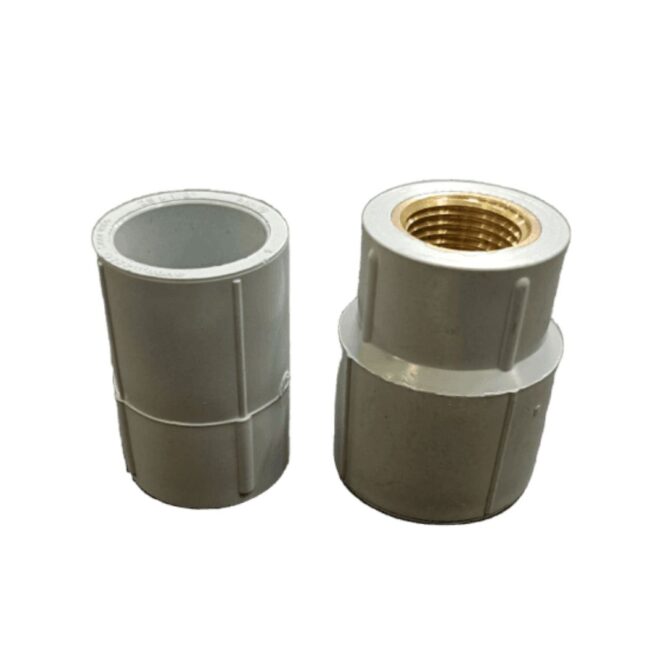 pvc fta brass threaded