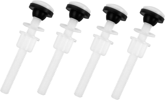 EWC Toilet PVC Seat Cover Hinges with Rubber (5353)