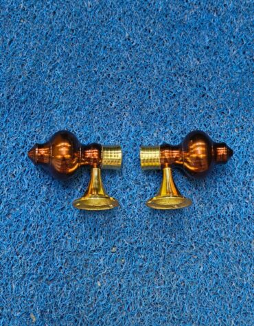 Globex Brass Curtain Bracket Heavy aerolux