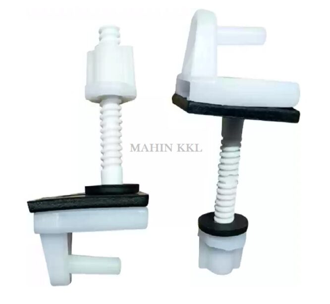 EWC Toilet PVC Seat Cover Hinges with Rubber (5353)