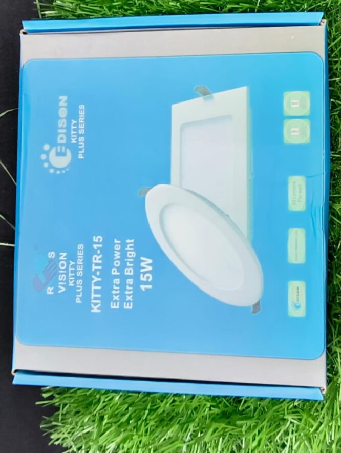 RS VISION LED Panel Light Available Shape : Round,Square Watts : 15,22,30 Color : White,Warm White