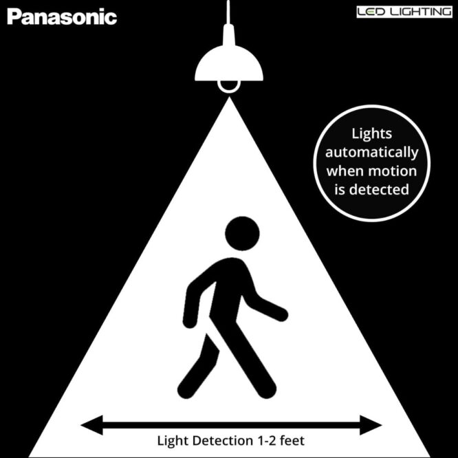 Panasonic 9W Motion Sensor Bulb (4)