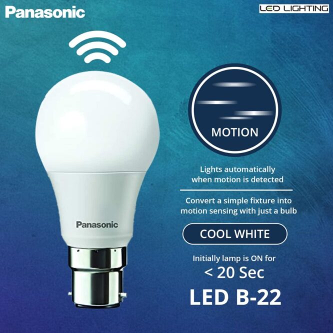 Panasonic 9W Motion Sensor Bulb (4)