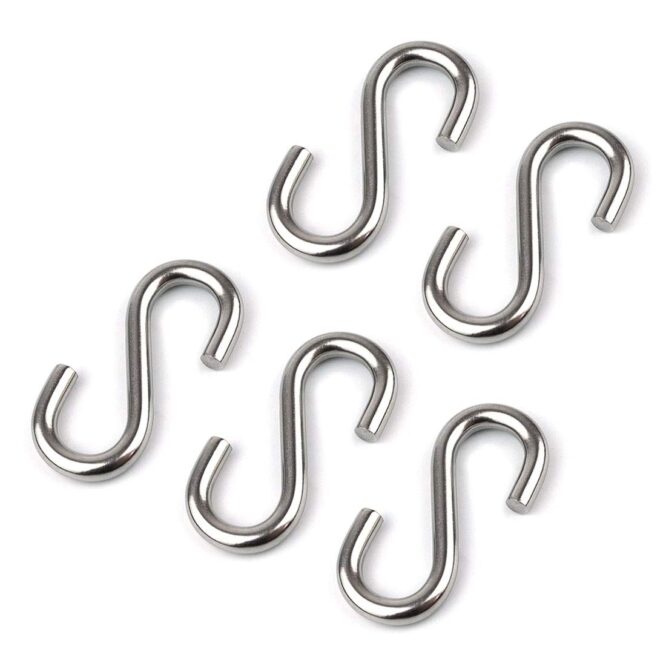 Stainless Steel S Hook Available Size : Small,Big