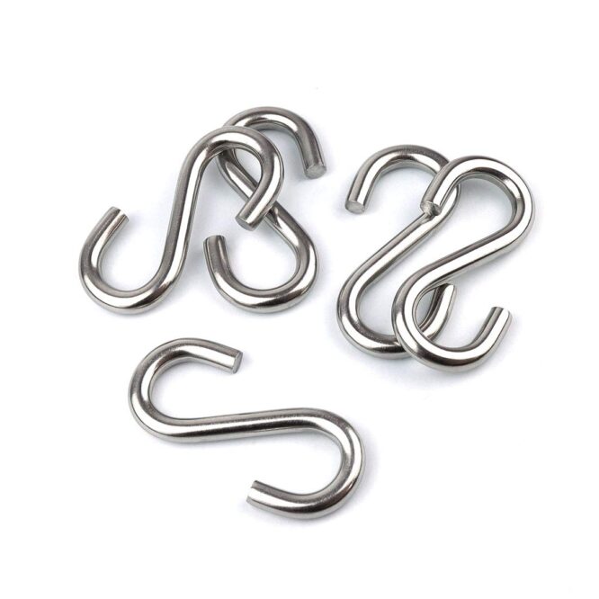 Stainless Steel S Hook Available Size : Small,Big