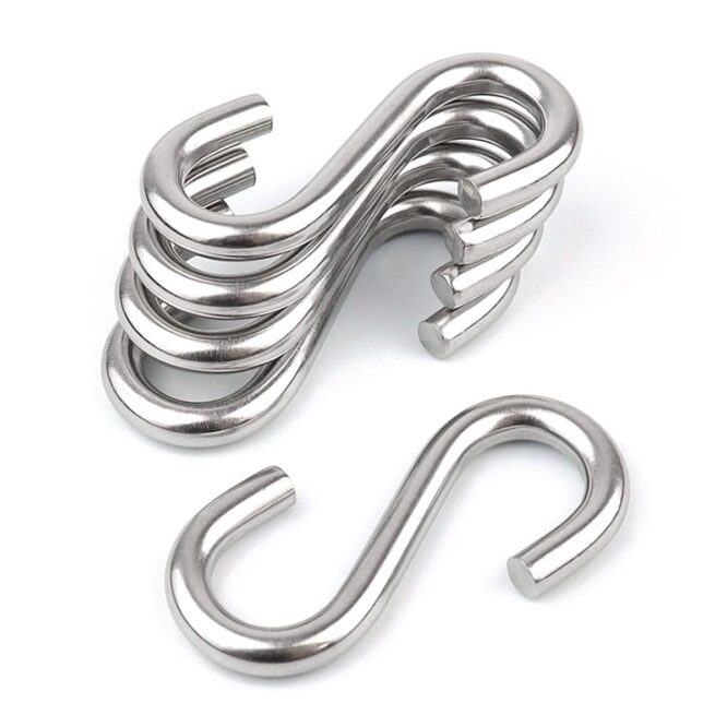 Stainless Steel S Hook Available Size : Small,Big