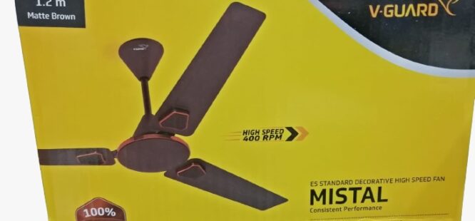 V-Guard MISTAL Ceiling Fan 1200mm Decorative High Speed Fan Vguard