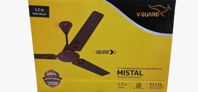 V-Guard MISTAL Ceiling Fan 1200mm Decorative High Speed Fan Vguard