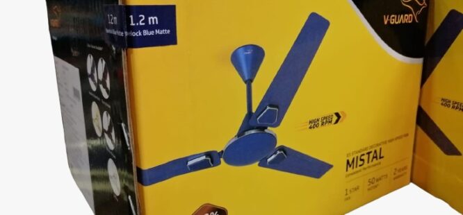 V-Guard MISTAL Ceiling Fan 1200mm Decorative High Speed Fan Vguard